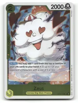 Zeus OP11-106 - A Fist of Divine Speed - One Piece Card NM/M - Image 1