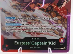 One Piece TCG - Eustass"Captain"Kid ST10-003 - The Three Captains - Image 2