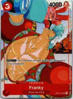 Franky (Gift Collection 2023) UC One Piece Promotion Cards OP01-021 NM Foil - Image 1