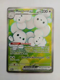Maushold EX 233/182 SV04 Paradox Rift Ultra Rare Holo Stage 1 Pokemon Card - Image 1