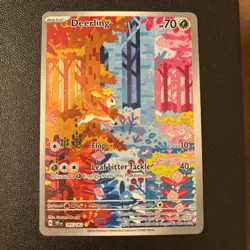 Deerling Temporal Forces Illustration 165/162 Rare Collectible Card - Image 1