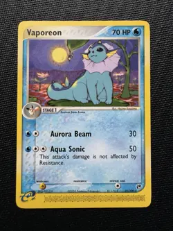 Vaporeon 25/100 EX Sandstorm Rare Non-Holo Pokemon Card Eeveelution NM - Image 1
