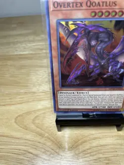 Yu-Gi-Oh Overtex Qoatlus MP18-EN194 Super Rare 1st Edition Near Mint Yugioh Card - Image 3