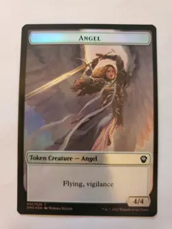 MTG Magic The Gathering Card Angel or Soldier Token Creature Angel or Soldier - Image 2