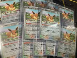 12x Eevee Pokemon Day 074/131 Prismatic Evolutions Holo Cosmos Stamped Promo Lot - Image 1