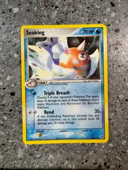 Pokemon TCG Cards Seaking 24/107 Deoxys Rare - Image 1