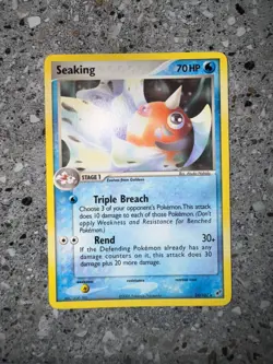Pokemon TCG Cards Seaking 24/107 Deoxys Rare - Image 3