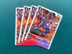 Deltamon BT18-013 Playset Special Booster 2.0 Digimon Card Game x4 - Image 1