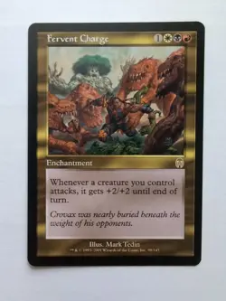 MTG Fervent Charge (APC) Regular Rare 98/143 - Image 1