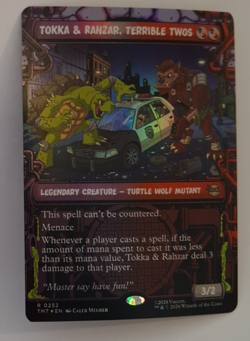 Tokka & Rahzar Terrible Twos Showcase FOIL Teenage Mutant Ninja Turtles TMNT MTG - Image 1