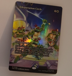 Teleportation Circle Borderless FOIL NM Teenage Mutant Ninja Turtles TMNT MTG - Image 1