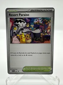 Latin American SPANISH 2025 World Championship Promo Paradise Resort Pokemon 224 - Image 1
