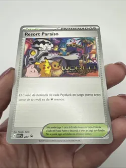 Latin American SPANISH 2025 World Championship Promo Paradise Resort Pokemon 224 - Image 4