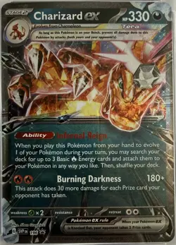 Pokemon 2025 SVP EN Charizard EX Special Collection #196 Mint PSA 9 - Image 2