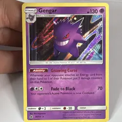 Gengar 38/111 Holo Rare - Sun & Moon Crimson Invasion - Pokemon TCG - NM - Image 1