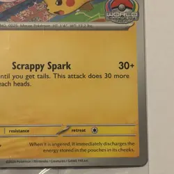 Pikachu SVP190 - World Championships Promo - Pokemon Card - Sealed - Image 4