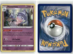 Hatterene 020 Champion's Path Holo Pokemon Rare Near Mint - Image 3