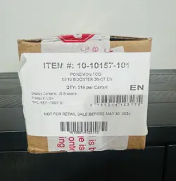 Pokemon TCG Scarlet & Violet DESTINED RIVALS 6 BOX BOOSTER CASE Factory Sealed - Image 1