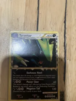 Tyranitar 88/95 Prime Heartgold Soulsilver Unleashed 2010 Pokemon Card - Image 1