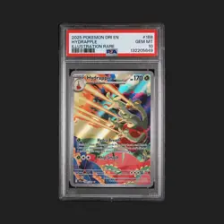 Pokemon DRI Hydrapple Illustration Rare Holo #188/182 PSA 10 2025 - Image 1