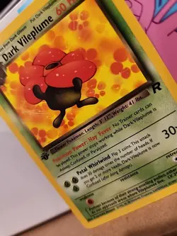 Pokemon Dark Vileplume Team Rocket 1st Edition WOTC Vintage 30/82💎NM💎 - Image 2