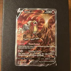 Entei v Crown Zenith Galarian Gallery Holo Ultra Rare Pokemon TCG GG36/GG70 - Image 1