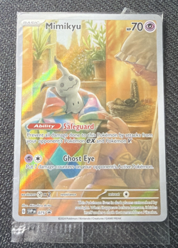 Pokemon TCG: Mimikyu SVP 075 Black Star Promo Holo English Sealed New - Image 1