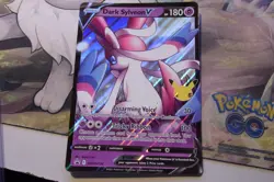 Dark Sylveon V SWSH134 JUMBO OVERSIZED Black Star Promo Pokemon - Image 1
