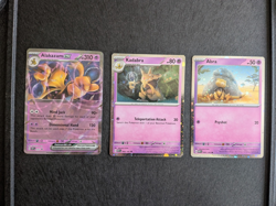 Pokemon 151 Alakazam EX Collection Promo Set SVP050 Abra 063/165 Kadabra 064/165 - Image 1