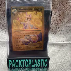 Pokemon Multi Color Foil Gold Fan Art 🖼 Mega Shining Primarina EX NM P1 - Image 1