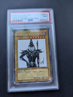 2008 Yu-Gi-Oh! Japanese Shonen Jump Promo Dark Magician #WJMP-JP012 PSA 9 MINT - Image 1