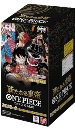 One Piece Card Game OP-09 JAP The Four Emperors Booster Box Sealed 24 Pack - Image 1