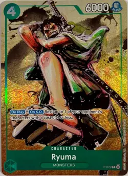 Ryuma P-072 Premium Card Collection Best Selection Vol.3 ONE PIECE Promo - Image 1