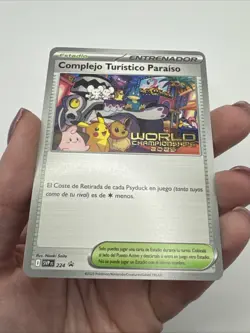 SPANISH 2025 World Championship Promo - Paradise Resort Pokemon TCG 224 SV-P - Image 4