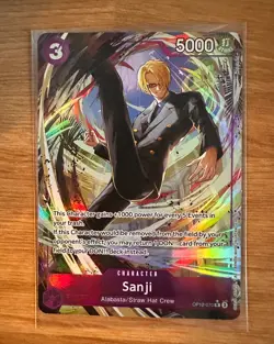 SHIPS TODAY One Piece Sanji OP12-070 R ALT Legacy of the Master ENG - Image 1