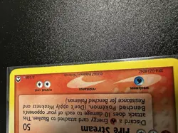 Nintendo Blaziken 5/108 Power Keepers Rare Fire Stage 2 Pokemon Card 2007 - Image 3