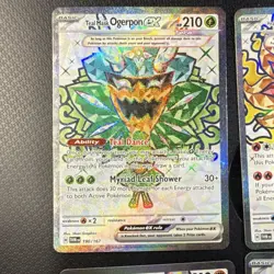 Pokemon TWM Ogerpon ex Lot Teal, Hearthflame, Wellspring, Cornerstone (4 Cards) - Image 2