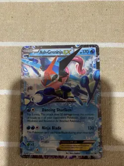 Ash-Greninja EX XY133 XY Promo Holo Basic 170 HP Ninja Blade 130 Pokemon TCG - Image 1