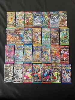 Pokemon Japanese 28 Booster Packs - Image 1