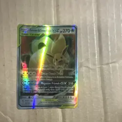 Pokemon Eevee & Snorlax GX TAG TEAM Ultra Rare Holo Team Up 120/181 - Image 1