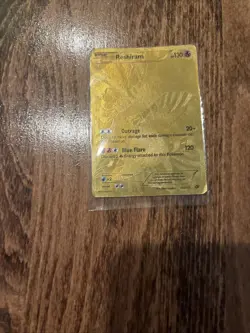 Pokemon TCG Reshiram 114/113 Legendary Gold Full Card 2013 Legendary Treasure - Image 3