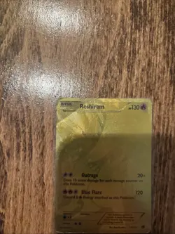 Pokemon TCG Reshiram 114/113 Legendary Gold Full Card 2013 Legendary Treasure - Image 4