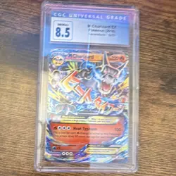 CGC 8.5 M Charizard EX 12/83 Generations Ultra Rare Holo Mega Pokemon Card - Image 1
