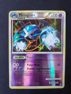 Metagross - 4/95 - HGSS Unleashed - Reverse Holo - Rare - NM - Image 1