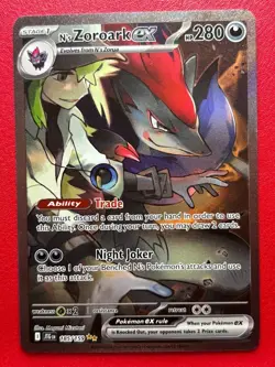 N's Zoroark ex - 185/159 - SIR, Journey Together - Pokemon Card - NM - Image 1