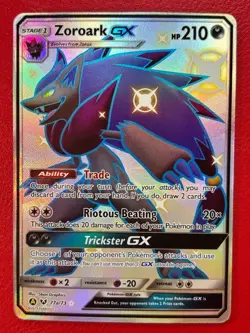 Zoroark GX - 77a/73 - Shiny Alternate Promo, Hidden Fates - Pokemon Card - NM - Image 1