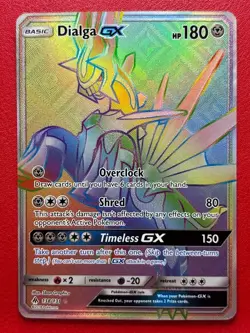 Dialga GX - 138/131 - Secret Rare, Forbidden Light - Pokemon Card - NM - Image 1