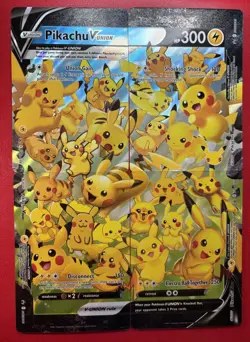 Pikachu V-Union SWSH139 SWSH140 SWSH141 SWSH142 Black Star Promo Pokemon Card - Image 1