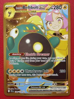 Iono's Bellibolt ex - 188/159 - Secret Rare, Journey Together - Pokemon Card NM - Image 1