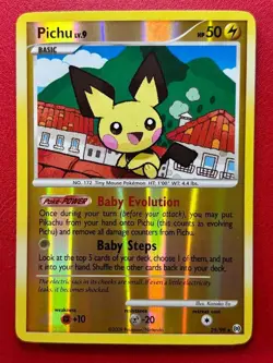 Pichu - 25/99 - Reverse Holo, Arceus - Pokemon Card - Light Play - Image 1